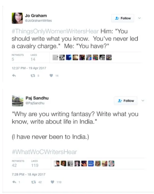 Fig. 2 and Fig. 3), lore now publically intersects with race, gender, and ethnicity in countless  social media posts