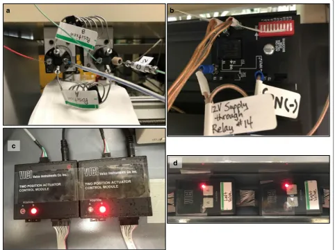 Fig. 1 Components of the timed contact closure circuit (TCCC) controlled dual switching valve system
