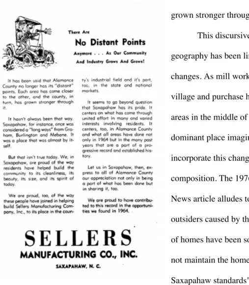Figure 12: Sellers Advertisement, 1965. 