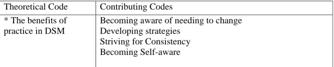 Table 4.6. Example: Theoretical Coding 