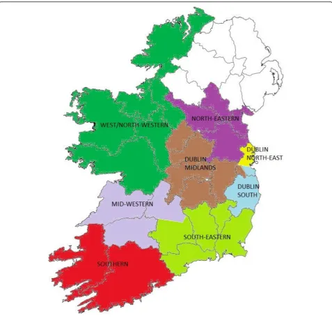 Fig. 1 Operational regions of Ireland (2014)