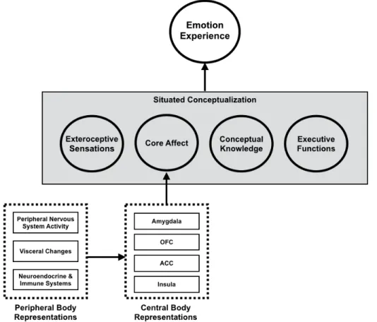 FIGURE 1. Conceptual model of a psychological constructionist theory of emotion
