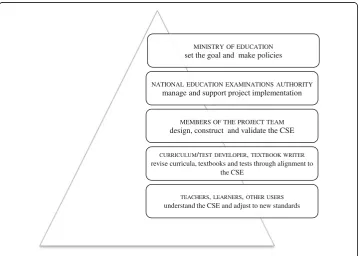 Fig. 1 Major groups of stakeholders and their roles in the CSE