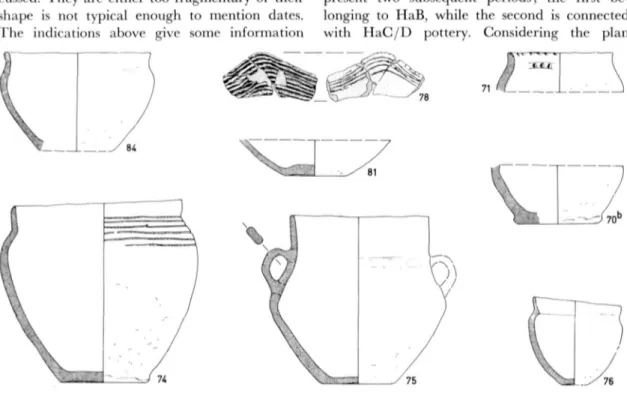 Fig. 10. Pottery from the 1'inlielcl at Goirle. Scale 1 : 4. 