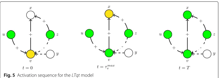 Fig. 5 Activation sequence for the LTqt model