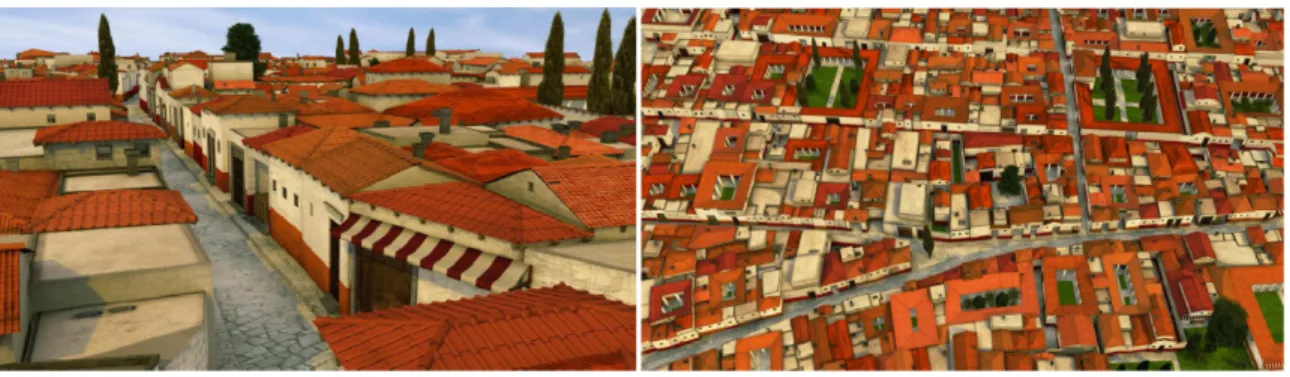Figure 2.1: Procedurally Generated Buildings created using M¨ uller et al. [40]