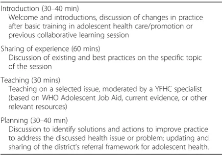 Table 1 The seven priority adolescent health problemsaddressed by YFHS in Moldova