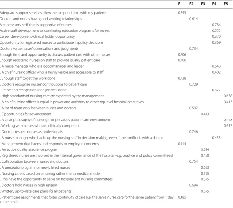 Table 2 Items loadings in corresponding factors (N = 507)