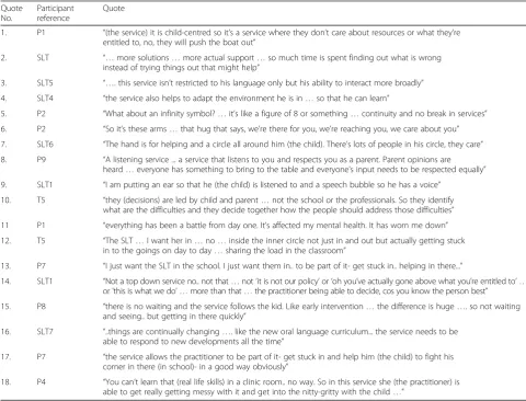 Table 8 Quotes from the dataset related to theme 4