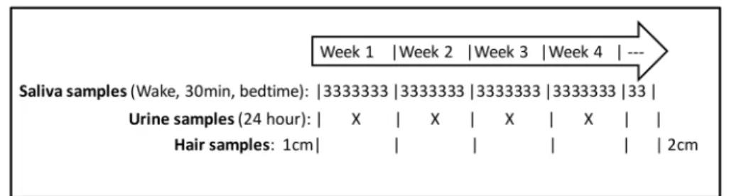 Figure 1. Summary of Study Design, Measures and Sample Collections