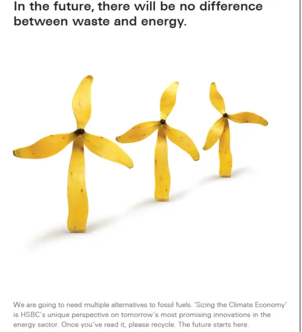 Figure 2: Waste as Energy (HSBC, 2013) 