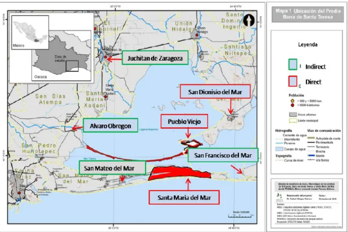 Figure 8: Locating the San Dioniso Project (IADB, 2011) 