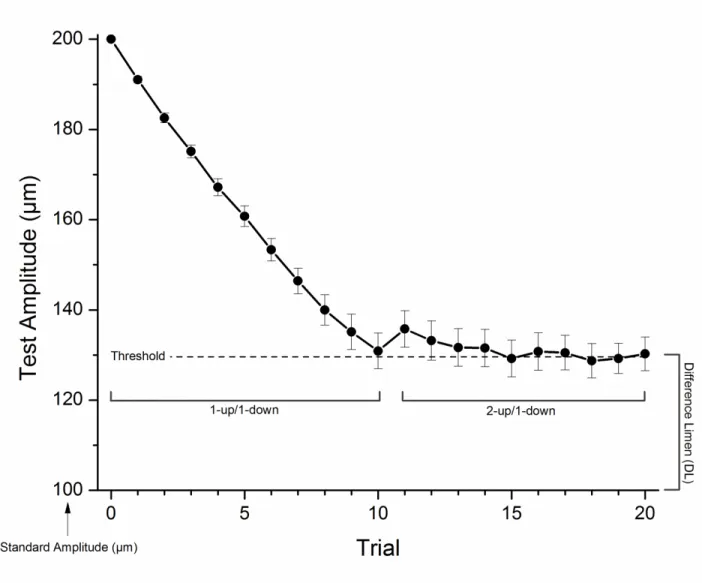 Figure 2.3. Tracking Algorithm for Amplitude Discrimination. 