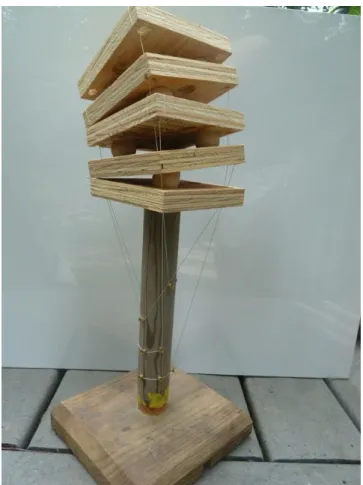 Figure 2 - Wooden Prototype of Stacked Segments 