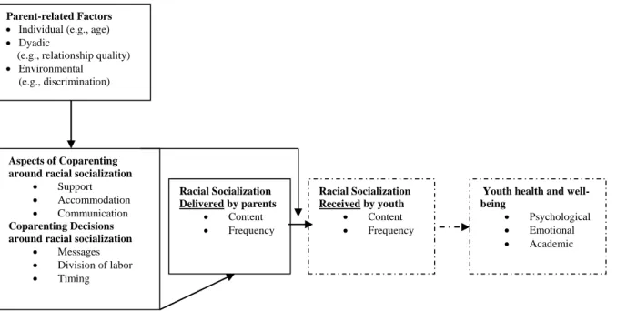 Figure 1. Conceptual model for understanding coparenting in the context of racial socialization 