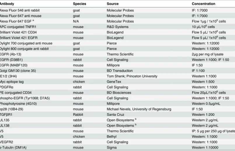 Table 2. Antibody description and sources.