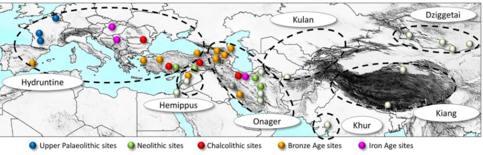 Fig 1. Map representing the origin of the samples and the results of the landscape genetics sPCA analyses