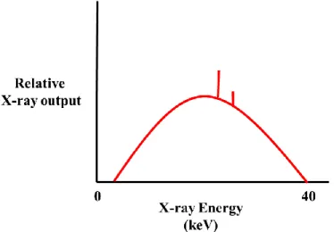 Figure 1.12 shows an illustration of a spectrum from a silver target with an 