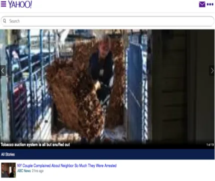 Figure 3.8: Example where mobile web page is returned for an old desktop Firefox browser.