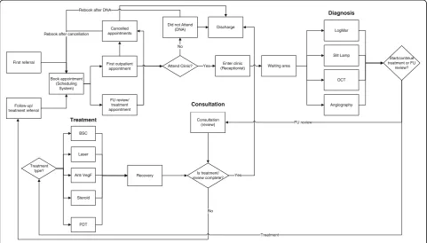 Fig. 1 Conceptualised pathway for retinal service patients