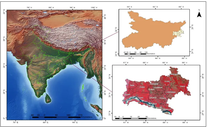 Figure 1: Location map of the study area   
