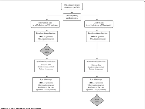 Figure 1 Trial structure and outcomes.