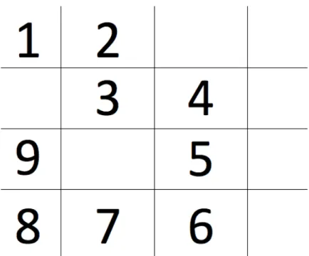 Figure 2. Example of a Brooks Visuospatial Task card. 