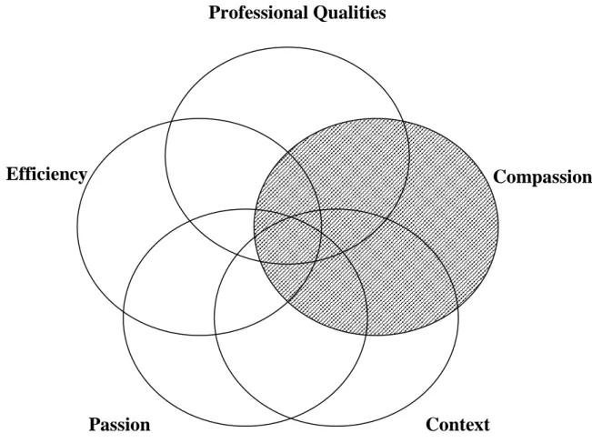 Figure 5.  Interactions between Dimensions--Compassion                             