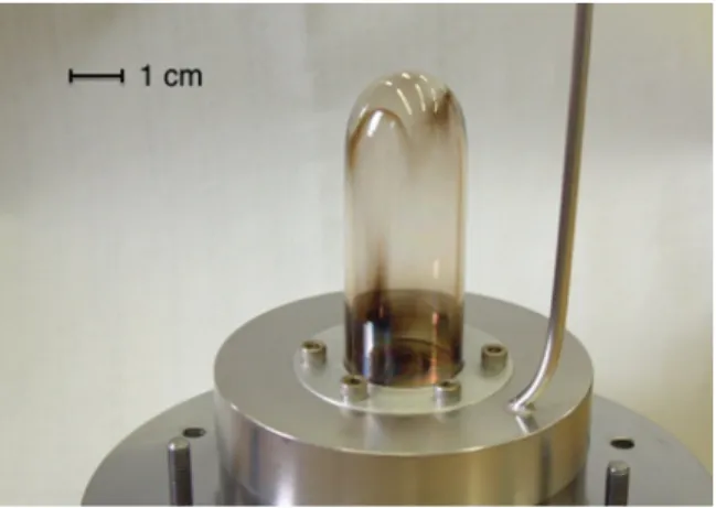 FIG. 4. The observed 3 He / 4 He ratio observed with an ultrapure sample as a function of the 4 He beam current from the source