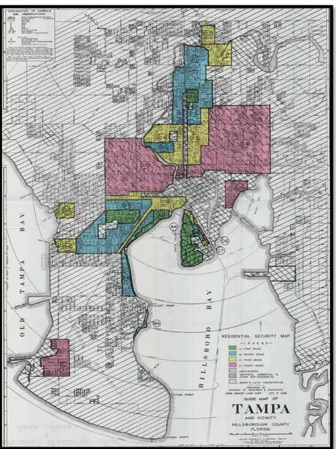 Figure 7. Photograph courtesy of the Tampa Planning Commission Archive. 326 Latinos quickly learned that the 1940s Simmon’s Plan would prove no different than  the prior HOLC evaluation