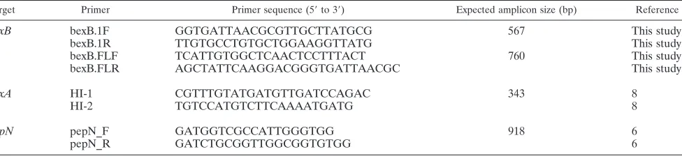 TABLE 1. PCR primers used in this study