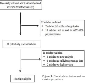 Figure 1. The study inclusion and ex-clusion procedure.