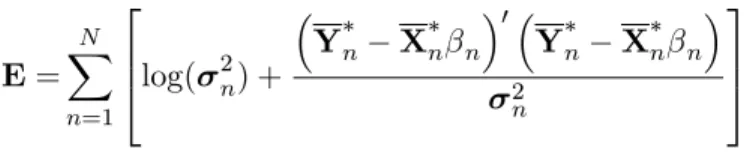 Table 2 reports the results of the MC experiments. As expected, less misspeci…cation is better than more misspeci…cation