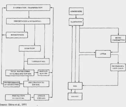 Figure 2.1: The hydrological cycle Figure 2.2: The nutrient cycle