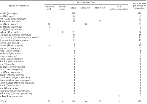 TABLE 5. Summary of samples analyzed by the one-step RT-PCRand FAT, as the gold standard, or the one-step RT-PCR and thepreviously published hnRT-PCR methoda
