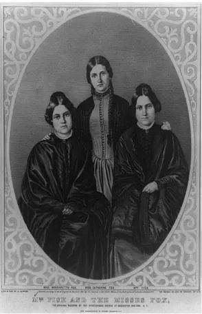 Figure 2. The Fox Sisters: Margaret Fox, Catharine Fox and Leah Fox Fish. 