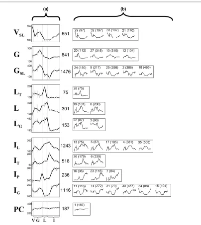 Figure 1Clusters of gene expression profiles from a 12-point time course of adult mammary gland development