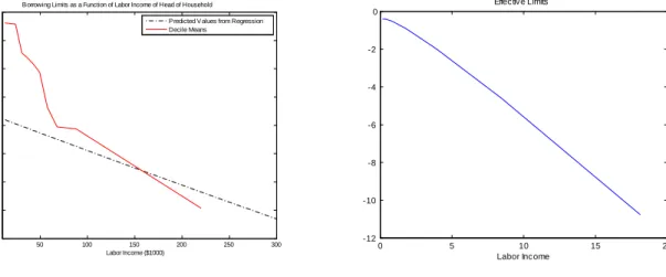 Figure 2: Endogenous Limits in the Benchmark Economy