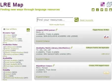 Figure 1: The new LRE Map Application.