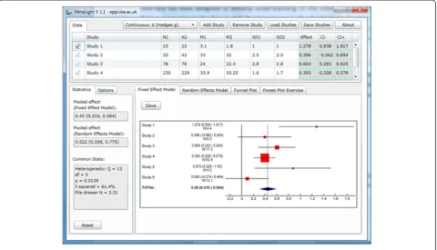 Figure 1 The MetaLight application.