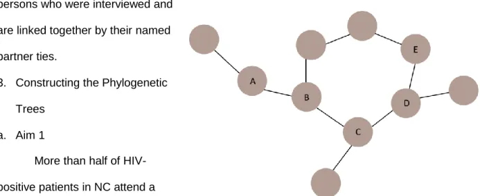 Figure 9.  Illustration of a network component, which is a group  of at least 2 persons linked together through defined ties