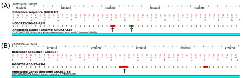 Figure 2 GVs affecting the same protein-coding transcript must be assessed together to correctly predict their functional impact