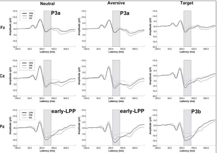 Figure 2.1. Novelty Detection of Novel Distractor Stimuli and Directed Attention to Targets 