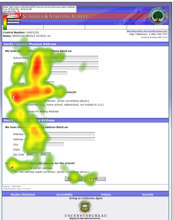 Figure 3: Verify School Address Screen (n=2) 