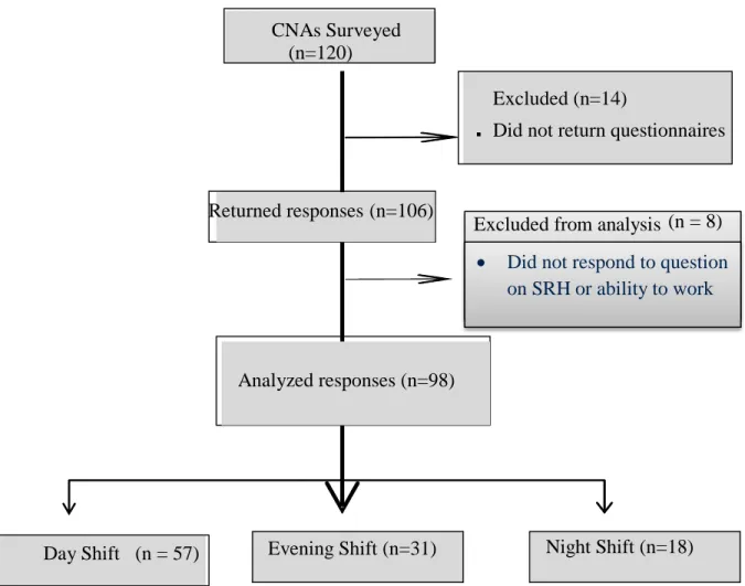 Figure 3.  Certified Nursing Assistant (CNA) Participation Flow Diagram 
