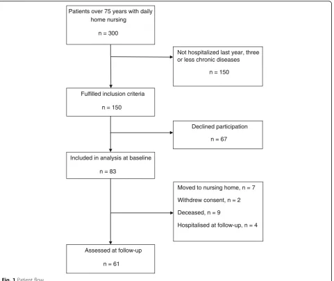 Fig. 1 Patient flow