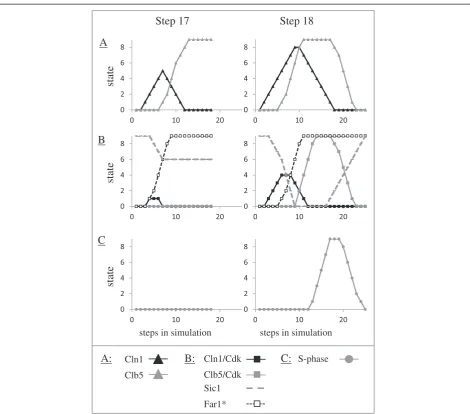Table 1 Simulations predict that nitrogen depletion affects both Cln3 and Cln1