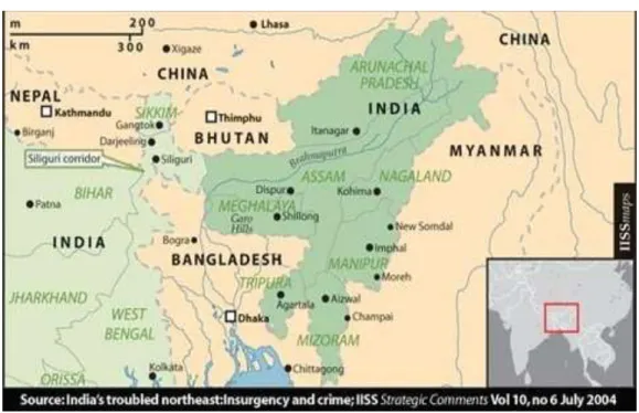 Fig 5: The turbulent Eastern frontier 