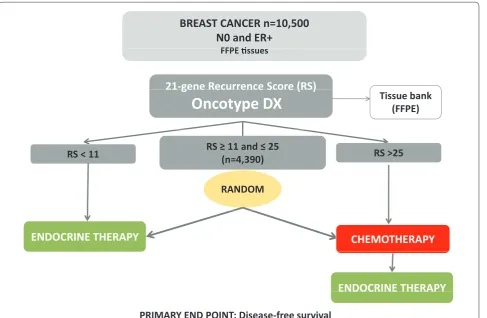 Figure 4. TAILORx (Trial Assigning IndividuaLized Options for Treatment Rx) randomized trial design