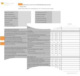 Diagram 4  -  Example survey check lists   
